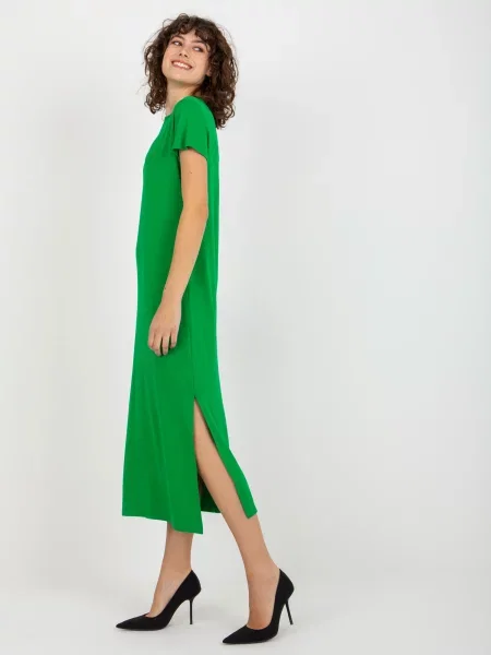 Rochie midi Fashionhunters de costum verde