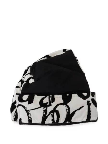 Căciulă Dolce & Gabbana cu imagine cu imprimeu abstract negru