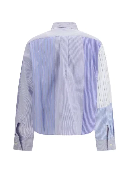 Koszula E.l.v. Denim w paski niebieska