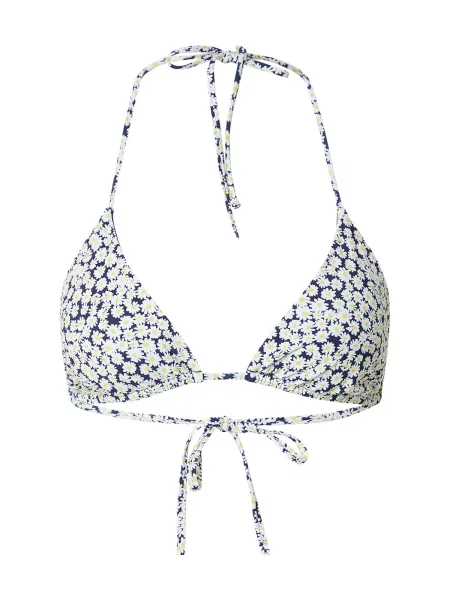 & Other Stories Sutien costum de baie albastru marin / galben alb