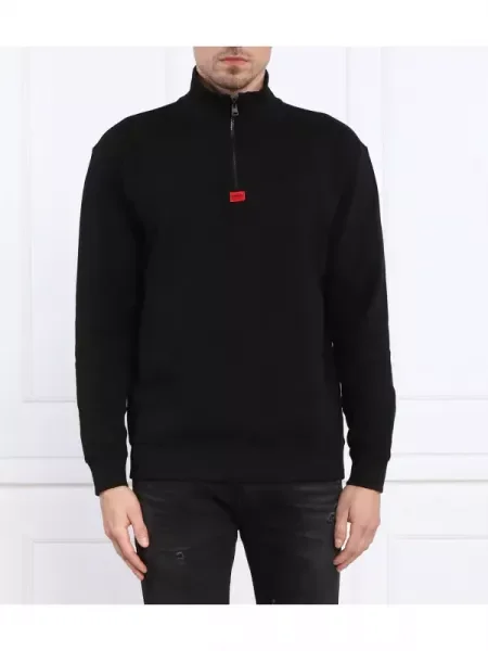 HUGO Pulover Durty negru