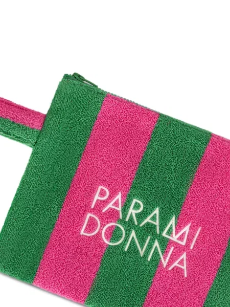 Ριγέ clutch Paramidonna ροζ