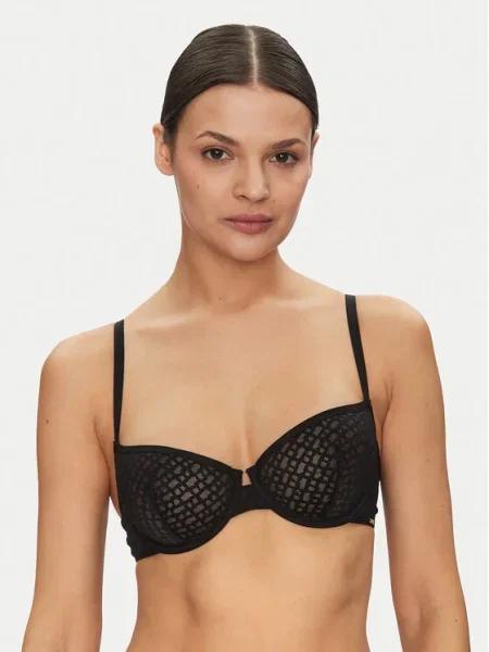 BOSS Сутиен с банели черен