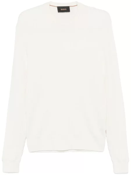 Пуловер Boss бяло