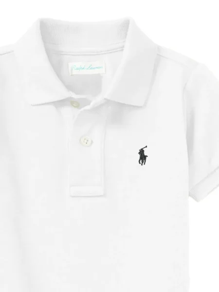 Koszulka polo dziecięca Polo Ralph Lauren biała