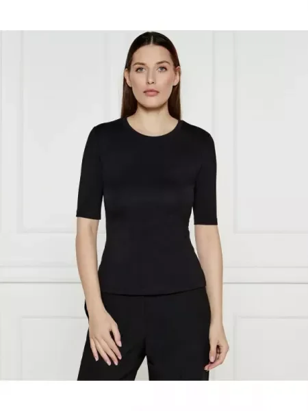HUGO Tricou Darnelia negru