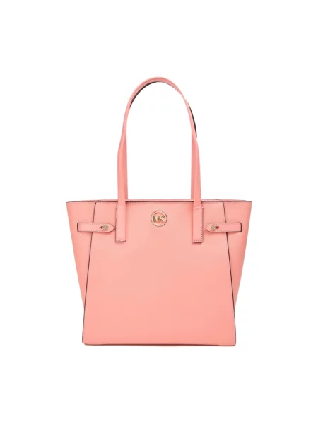 Shopperka Michael Kors z logo różowa