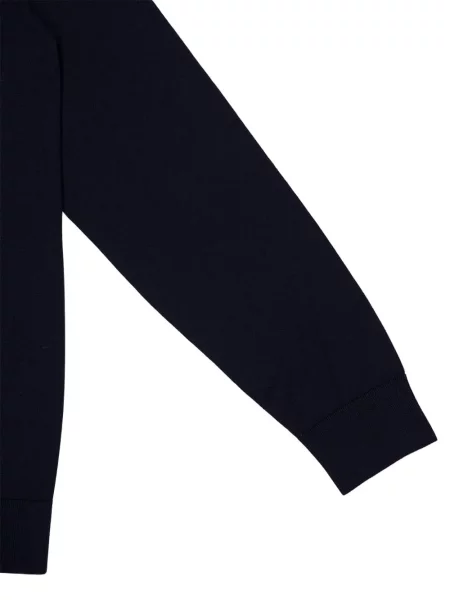 Кашмирена жилетка Piacenza Cashmere с V-образно деколте синьо