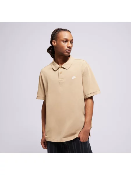 Nike Polo M Nk Club Ss Polo Pique beżowa