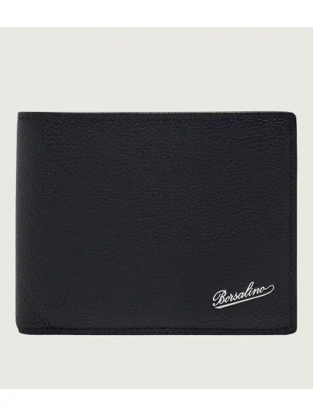 BORSALINO De piele portofel negru