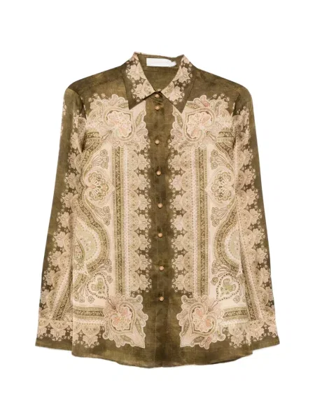 Paisley mintás ing Zimmermann zöld