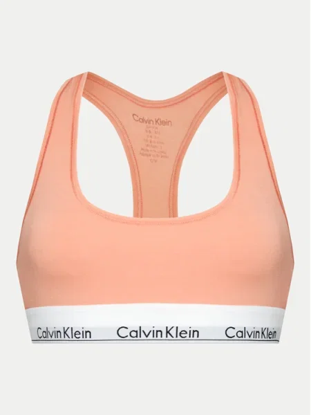 Calvin Klein Underwear Sutien top Coral alb