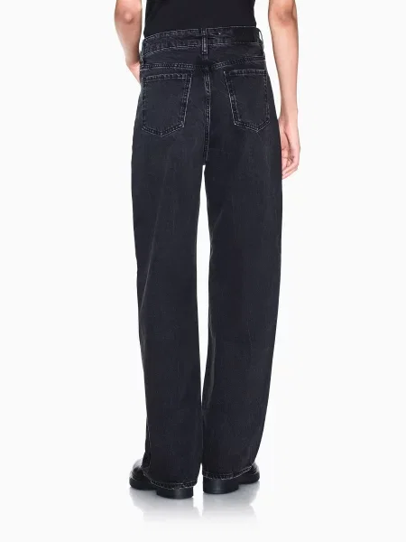 Прямые джинсы Armani Exchange черные