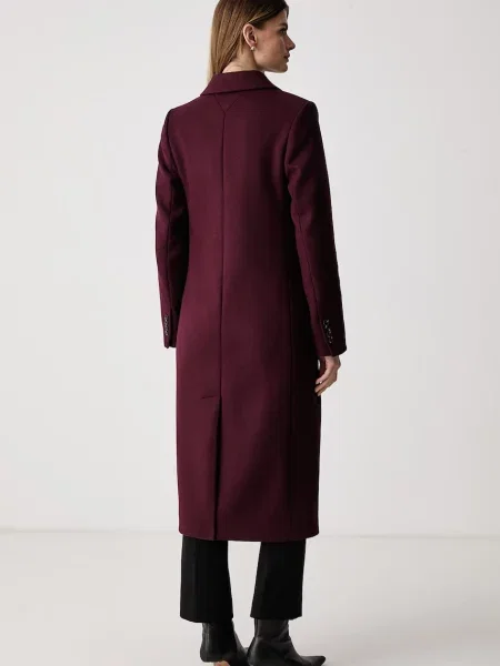 Płaszcz w kroju slim fit z mieszanki wełny Tommy Hilfiger