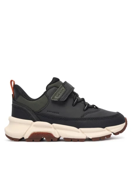 Geox Sneakersy J Flexyper Plus Boy B Abx M Tmavo zelená