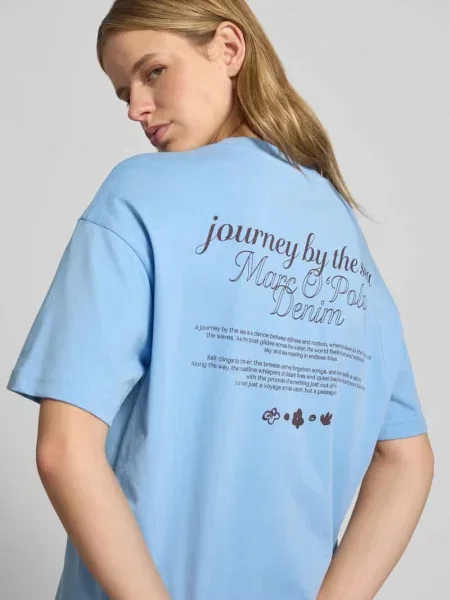 T-shirt o kroju regular fit z czystej bawełny Marc O'polo Denim