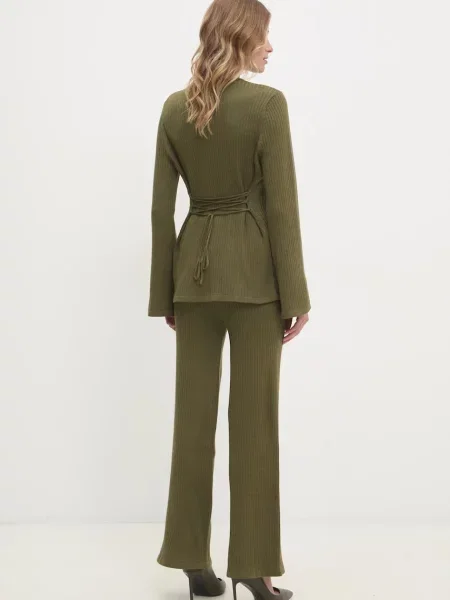 Svetr a kalhoty Answear Lab zelená