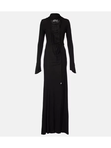Rochie maxi The Attico de costum negru
