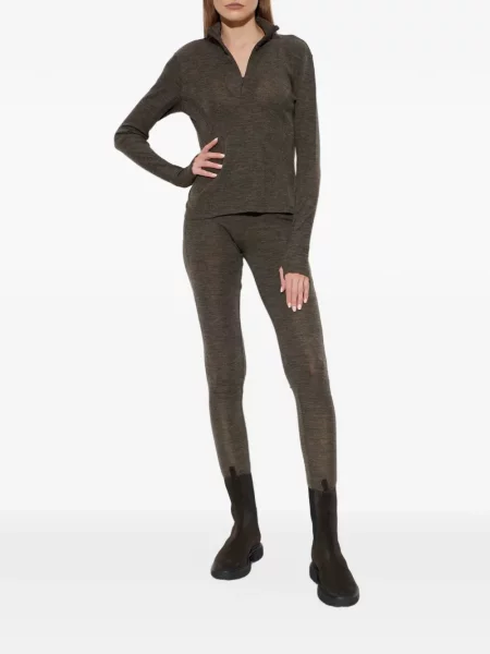 Leggings Rethinkit Studios de lână maro