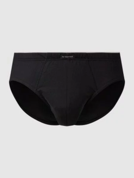 Slipy z dodatkiem streczu — COOLMAX® Mey czarne