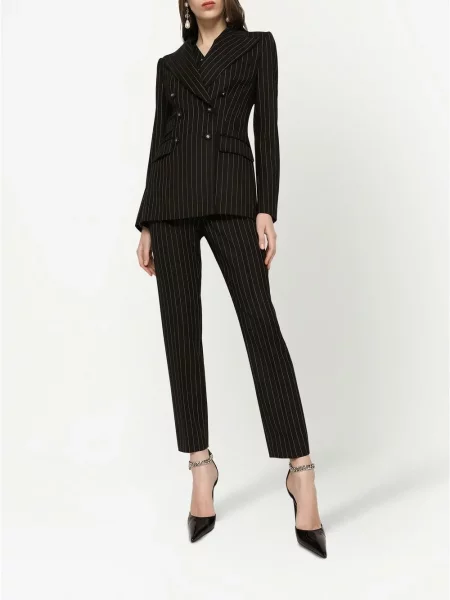 Juosmuo kelnės Dolce & Gabbana juoda