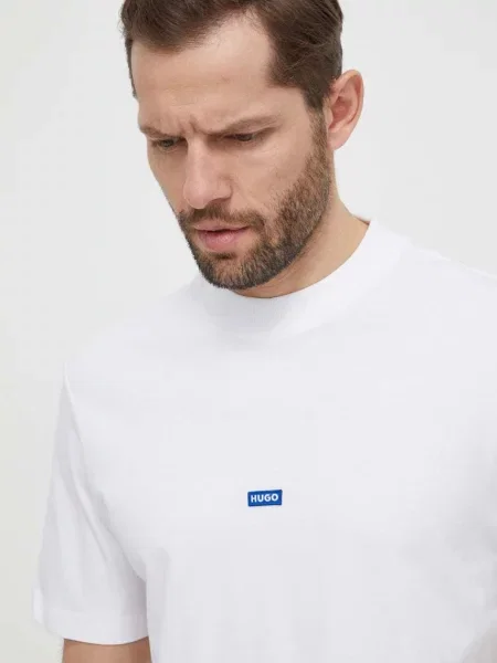 HUGO Blue tričko Nieros bílé