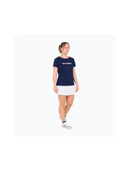 Футболка тенісна Tecnifibre Team Cotton Tee синя