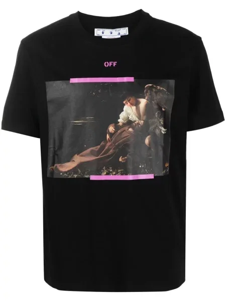 Tricou Off-white scurt alb