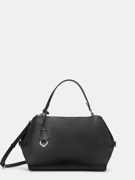 Usnjena torbica Answear.LAB črna