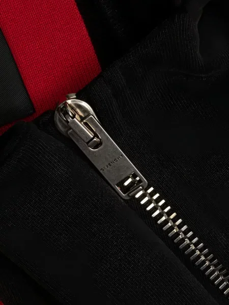Geacă Givenchy cu broderie roșu