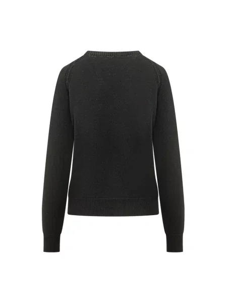 Dzianinowy sweter Studio Nicholson czarny