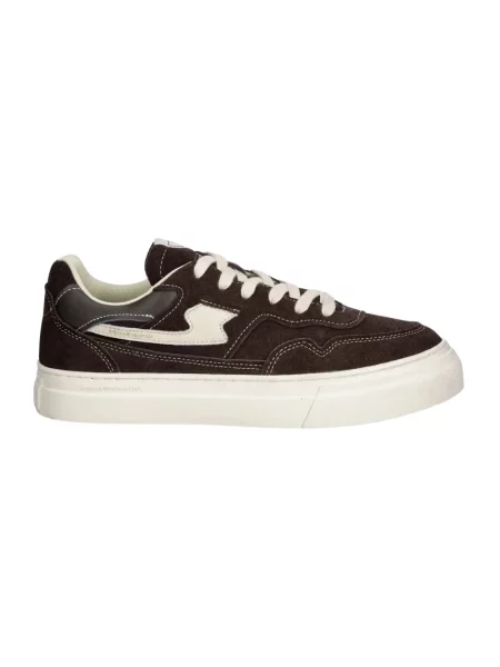 Stepney Workers Club PEARL II S-STRIKE SUEDE sneakersy zamszowe brązowe