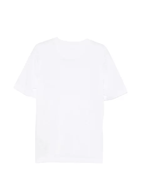 Tricou Eleventy cu broderie alb