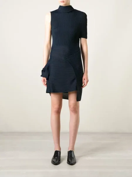 Rochie Jw Anderson asimetrică albastru