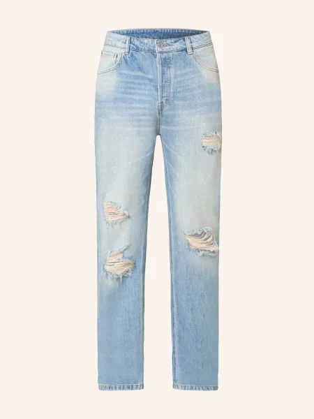 Cole Buxton Jeansy Slim Fit blau niebieskie