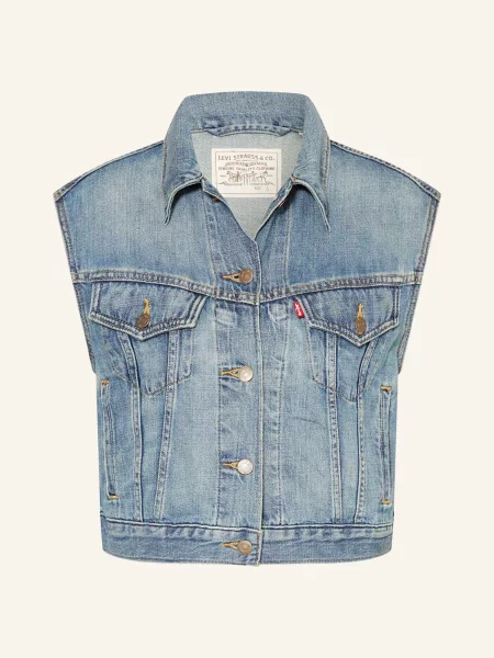 Kamizelka jeansowa Levi's niebieska