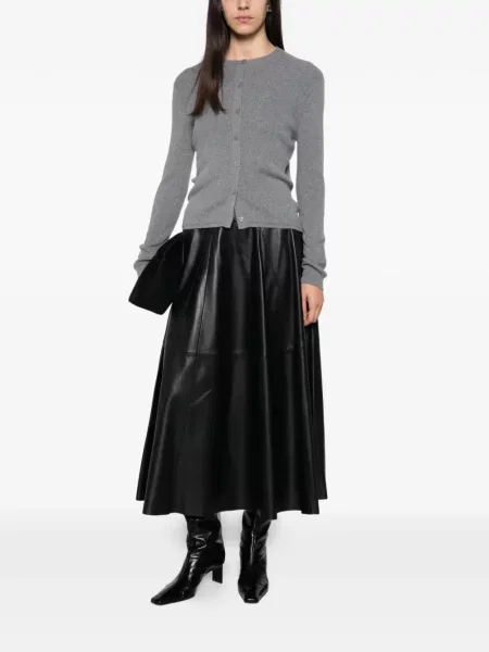 Cardigan Lisa Yang tricotate gri