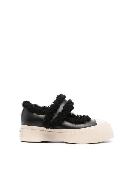 Sneakersy Marni skórzane czarne