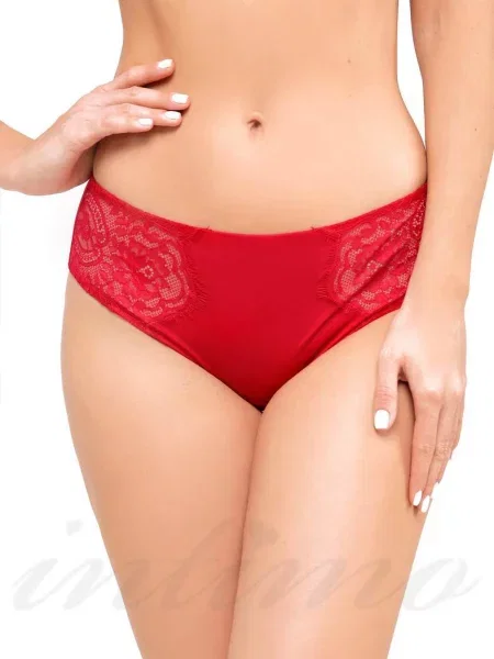 Трусики слип червоні