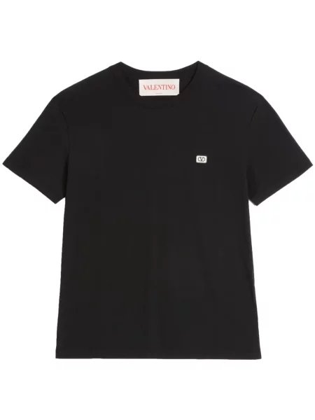 Krátké tričko Valentino Garavani černé