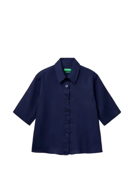 Scurt cămașă Benetton albastru