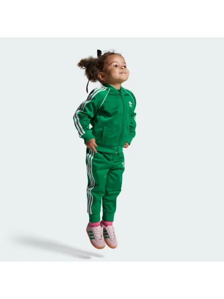 Buty Gazelle Comfort Closure Elastic Laces Kids zielone