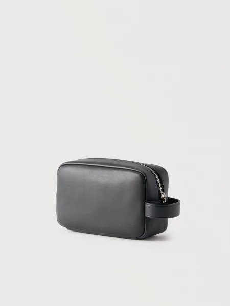 Geantă pentru cosmetice Calvin Klein Raised Dopp Kit negru
