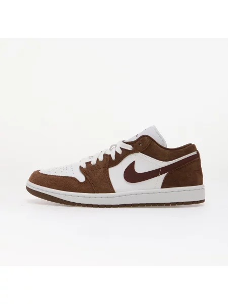 Sneakers Air Jordan 1 Low Cacao Wow/ Bronze Eclipse-White EUR 45 alb