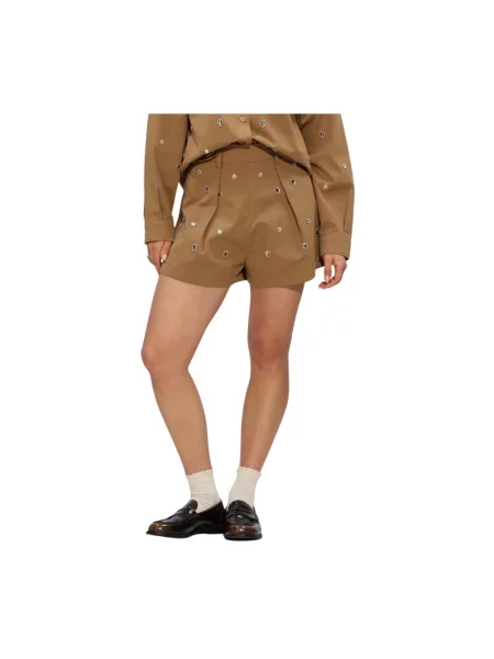 Szorty Silvian Heach brązowe