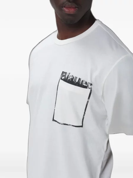 Tricou Blauer cu imagine alb
