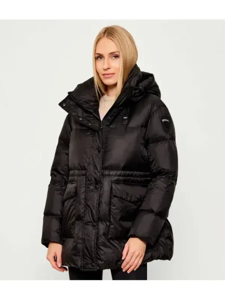 Blauer Geacă din puf negru