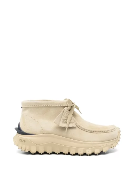 Botine Moncler din piele de căprioară