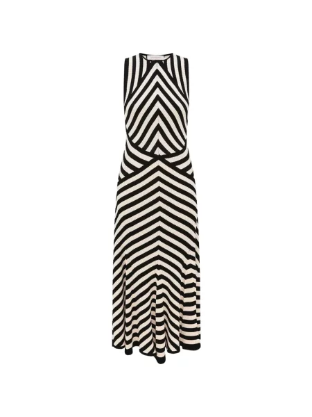 Rochie midi Zimmermann cu dungi negru