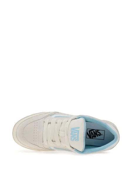 Sneakerși Vans din piele de căprioară cu dungi alb